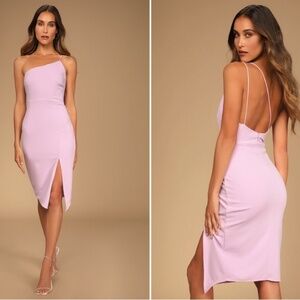 LULUS Prom Wedding Special Event Sexy One Shoulder Mini Dress NWOT